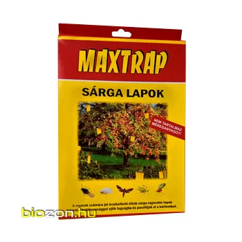 Maxtrap sárga lapok 10 db 10x24 cm