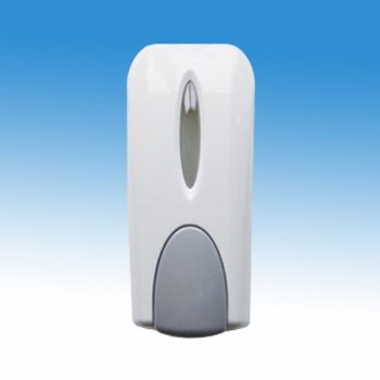   Falra szerelhetõ folyékonyszappan adagoló, zárható, mûanyag, 1 l, fehér