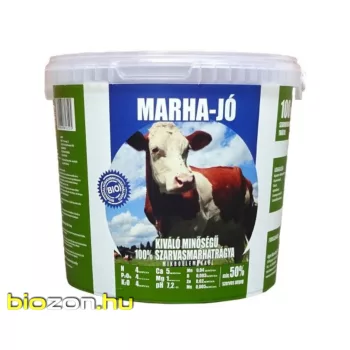 Marhajó pelletált marhatrágya 4kg vödrös