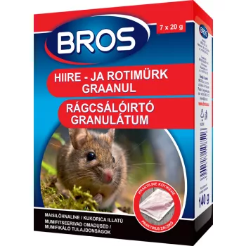 Bros rágcsálóirtó granulátum 140g
