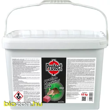   Protect paraffinos rágcsálóirtó blokk - ipari kiszerelés 10 kg