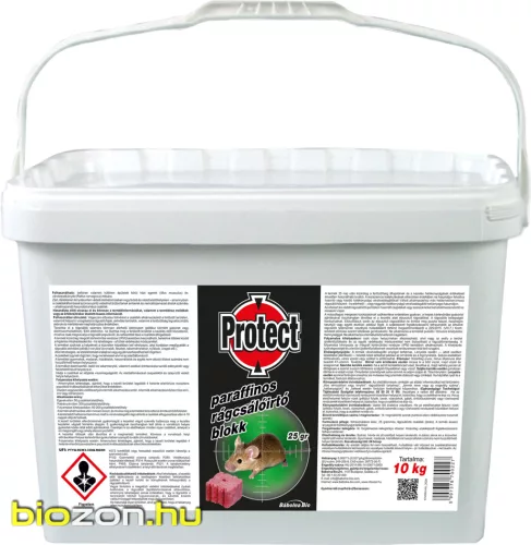 Protect paraffinos rágcsálóirtó blokk - ipari kiszerelés 10 kg