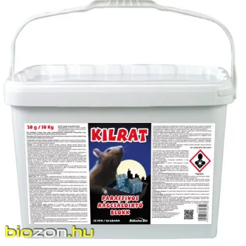 kilrat paraffinos rágcsálóirtó blokk 10 kg