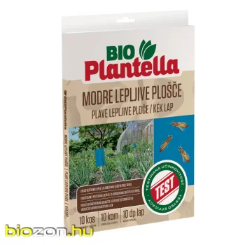 Bio Plantella kék lap - 10 db - ragacsos rovarcsapda