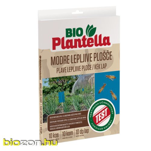 Bio Plantella kék lap - 10 db - ragacsos rovarcsapda