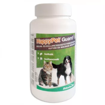   HappyPet Guard bolha- és kullancsriasztó porozó 150g (Kutyák, Macskák)