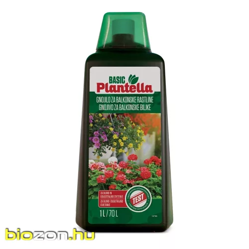 Bio Plantella Basic műtrágya erkélyes növényekhez 1 L