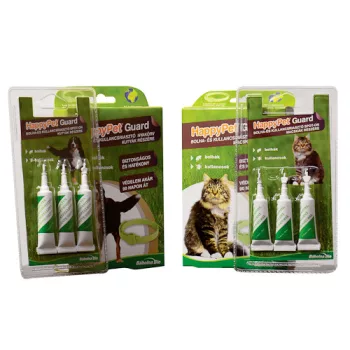   HappyPet Guard bolha- és kullancsriasztó spot-on (Macskák) 3x2ml